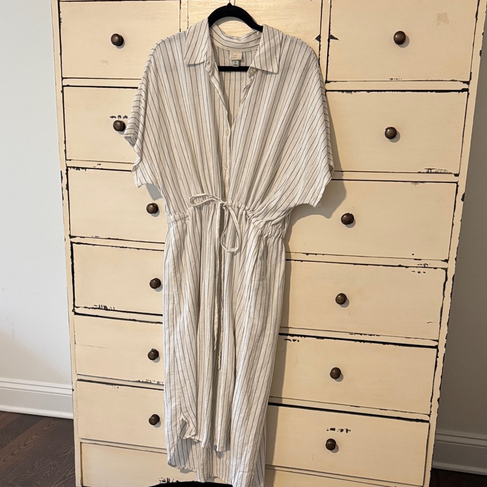 Striped Gray Women's Dress